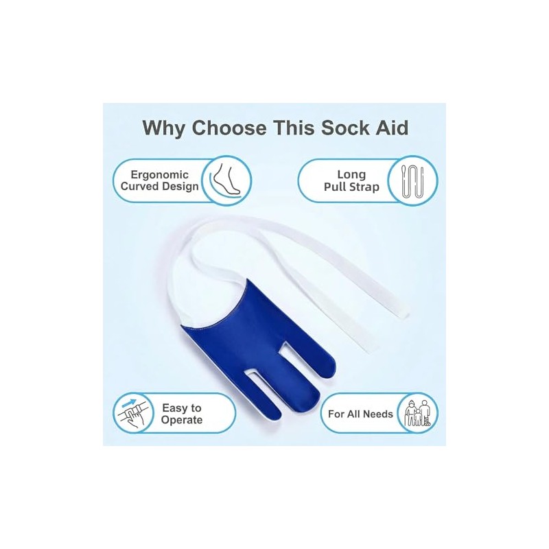 Sock Dressing Aid, Stocking Aid for Socks and Stockings, Sock