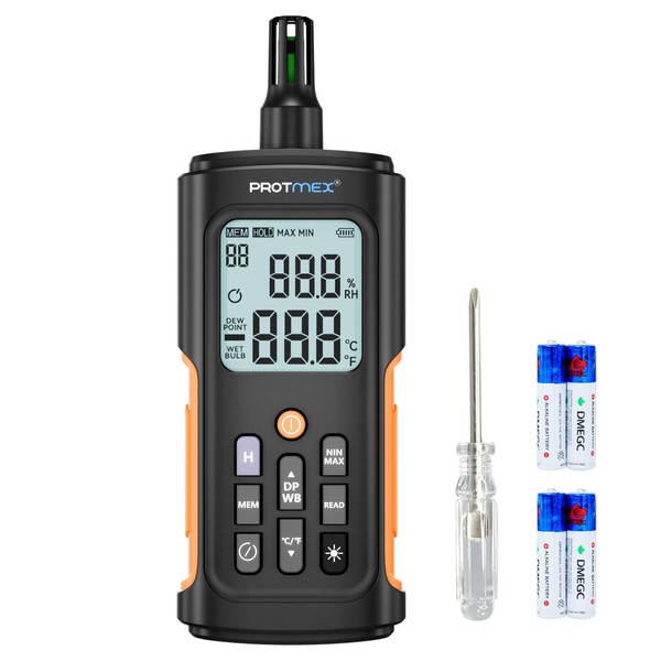 Protmex YT606 Temperature Humidity Meter High Precision Digital Hygrometer with