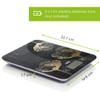 LAICA Flower Art Tabletop Electronic Kitchen Scale, 10kg Capacity- Nature