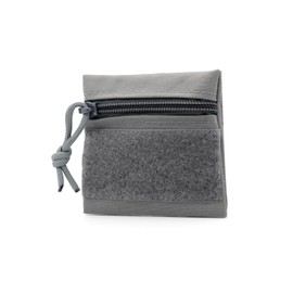 Qavctw Tactical Admin Pouch Bag With Hook and Loop for Vest, Chest Rig Candy Bag, Hanging Gears Extension Accessory Pack