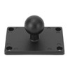 1in Ball Mount Base, Anti Slip AMPS Square Plate Composite