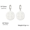 Orthodox Cross Earrings for Women IC XC NIKA Cross Jesus