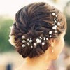 K & R Hairpin Pearl Wedding School Ceremony Hair Accessories