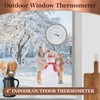 4 Inch Outdoor Thermometer, Outside Temperature Gauge Decorative for Patio,