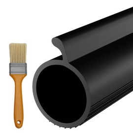 Garage Door Seal P Bulb - 20ft Flexible Weatherproof TPE Seal for Single-Channel Doors, Easy DIY Installation, Prevents Drafts, Noise Reduction, Saves Energy, 0.19" Tips | 0.20-0.25" Fit Range