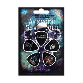 Avenged Sevenfold Plectrum The Stage Set of 5 Multicolours