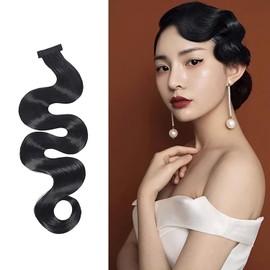 Bangs Wig Partial Wig Curly Bangs Vintage High Temperature Wire Material Black Wavy Bangs Retro Chinese Peking Opera Best for Ancient Chinese Women Cosplay Chinese Style Dress Up Hair Accessories