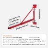 Electric Hoist Support Arm Max Load Capacity 1320 Lbs Steel