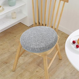 SYXLS Thick Anti Slip Pad, Car Driver Seat, Round Seat Cushion with Base Spin Mobility Aid for Office Home Wheelchair Cushion Comfort Skidproof Antiskid Portable Auto Mobility Disability Aid