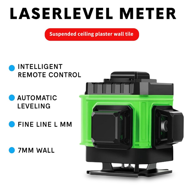 EODOJU Laser Level, Laser Level Self Leveling Tool with Rechargeable