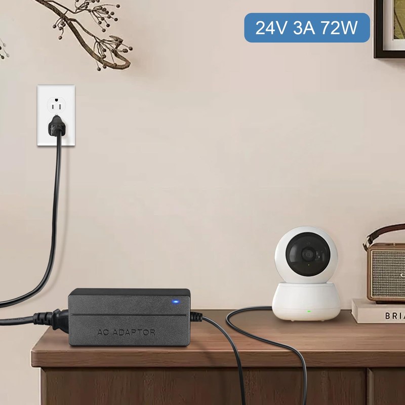 HPMN 24V 3A Power Supply Adapter AC to DC 24V