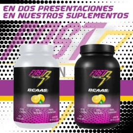 Aminoácidos Bcaas Fast Protein 1 Kg Sabores 100 Servicios                                                                                             