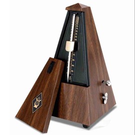 Tamume Rosewood Coloured Antique Mechanical Metronome Vintage Pyramid Plastic Metronome 40 – 208 bpm Music Timer with Bell and Copper – PARENT ASIN