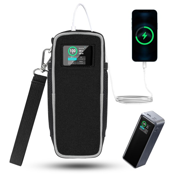 JAYOBGO Carrying Case Fit for Anker Prime Power Bank (27,650mAh),
