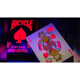 Murphy's Magic Supplies, Inc. Bicycle Star-Fire Pink Neon Playing Cards