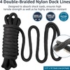 Boat Dock Lines 1/2 Inch x 16 ft Double Braid