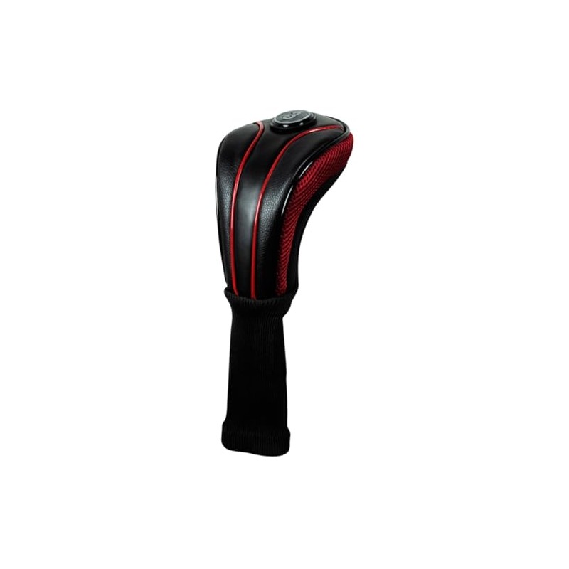 LEZAX TEE-OFF Headcover for Fairway Wood TOHC-6552 Black x Red