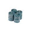 Homéa, Set of 4 Rustic Pillar Candles, D4 x H5