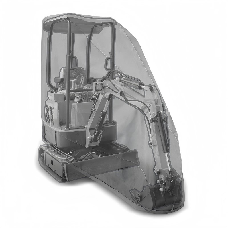 Cahuczlhoz 1x Full Cover for Mini Excavators Outdoor Waterproof UV