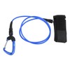 Freediving Lanyard Leash Diving Safety Rope Cable with Wristband Carabiner
