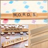 Trimming Shop Replacement Letter Tile Holder Wooden Tray for Word