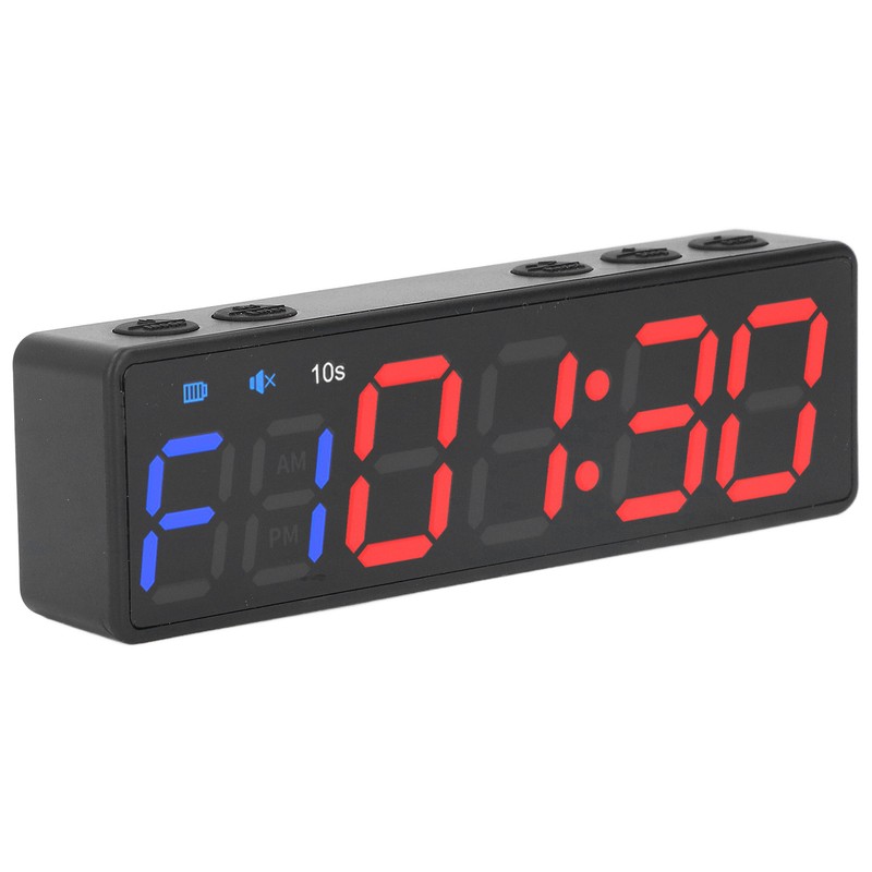 Gym Timer Portable Workout Interval Timer Fitness Clock Large Digital