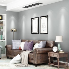 FunStick Matte Light Grey Wallpaper Solid Grey Peel and Stick Wallpaper Grey Contact Paper Self Adhesive Thick Removable Wall Paper Waterproof Vinyl Roll for Kitchen Cabinets Desk Drawers 12" x 200"