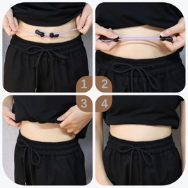 YXYDUM Tuck Band Adjustable Crop Band, Tuck Band Tool for Sweater,Elastic Band for Shirt,Transform The Way You Style Your Tops