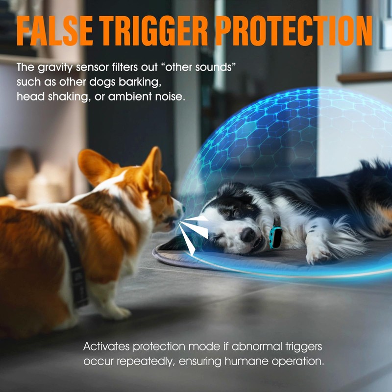 SKBAK Smart Dog Bark Collar, for Small Medium Large Dogs