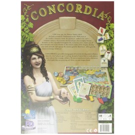 Rio Grande Games: Concordia, Historical Strategy Board Game, Average Play Time 90 Minutes, 2 to 5 Players, For Ages 14 and up
