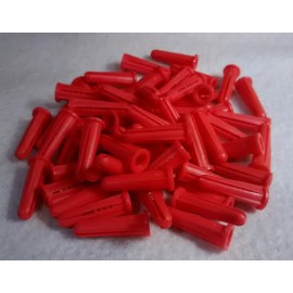 Fastenal 100, Red Conical #10-12 x 1" screw, For 1/4" Drill Bit, Masonry Concrete Anchor