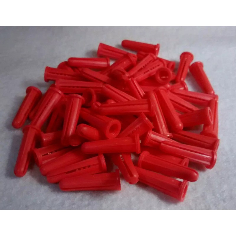Fastenal 100, Red Conical #10-12 x 1" screw, For 1/4"