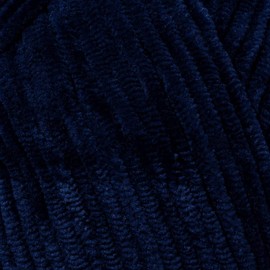 Utopia Crafts Velvet Lux Chenille Super Soft Chunky Yarn for Knitting and Crochet, 100g - 110m (Midnight Blue)