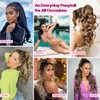 REECHO Ponytail Extension, 18 inch Drawstring Ponytail Hair Extensions Long