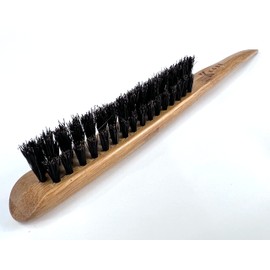 Kobe Bamboo Back Combing Brush - Teasing Brush for Long Hair - 100% Natural Boar Bristle Hair Brush - Ideal for Smoothing & Detangling - Bamboo Hair Brush For Professional Stylists, Salons & Home Use
