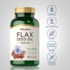 Piping Rock Flaxseed Oil 1000mg Softgel Capsules | 180 Count