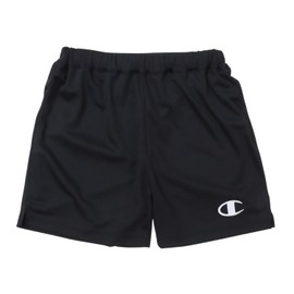 Champion CW-ZV501 Women's Volleyball Half Pants, Antibacterial, Deodorizing, Quick Drying, One Point Logo, Black