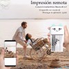 Kanimus Portátil Multifuncional Bluetooth Mini Impresora Térmica