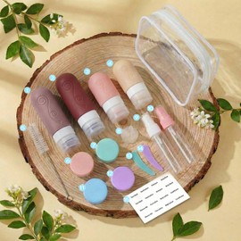 vodvob 16 Pack Travel Bottles Set for Toiletries, TSA Approved Travel Containers Leak Proof Silicone Squeezable Travel Accessories 2oz 3oz for Shampoo Conditioner Lotion Body Wash (BPA Free) (pink)