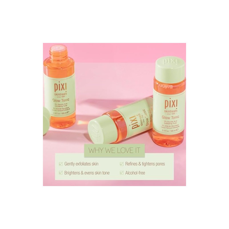 Pixi Glow Tonic With Aloe Vera & Ginseng 100ml by