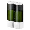 Dual Head Liquid Soap Dispenser Wall Mount Shampoo Dispenser for