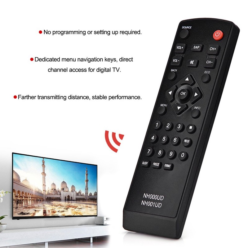 Remote Control NH000UD Replacement for Emerson Smart TV, 4K TV