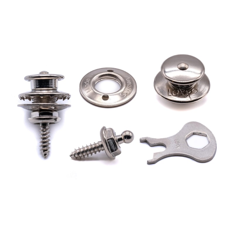 2pcs Loxx guitar strap lock fastener quick release button genuine