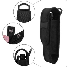 Torch Bag, 165 mm Torch Holster Holder Cover Molle Nylon Holster for Outdoor Hunting Camping Hiking