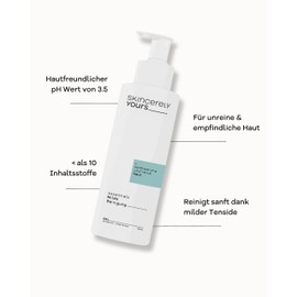 Skincerely Yours Mild Cleansing 200 ml I Neutral pH Value 5.5 I For All Skin Types I Moisture Preserving I No Sulphates I Vegan & Cruelty Free