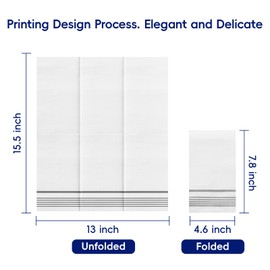 600 Pack Paper Napkins, 3-Ply Guest Towels Disposable Dinner Napkins, Soft and Absorbent Party Napkins for Bathroom,Wedding and Events