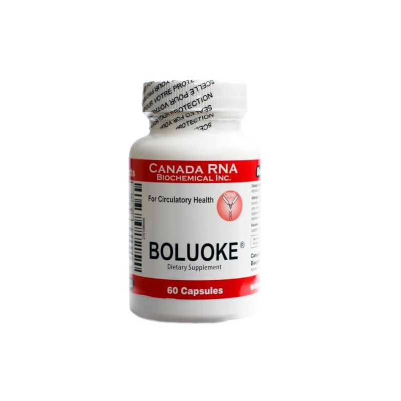 lekullna Canada RNA Boluoke(Lumbrokinase) for Circulatory Health 60 Capsules