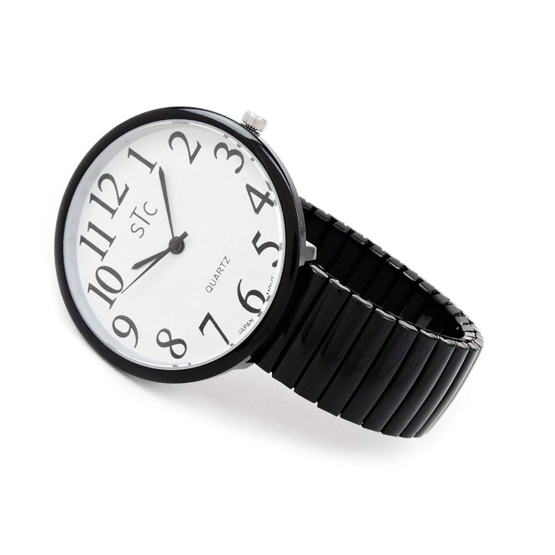 Geneva STC Black Super Large Face Stretch Band Easy to