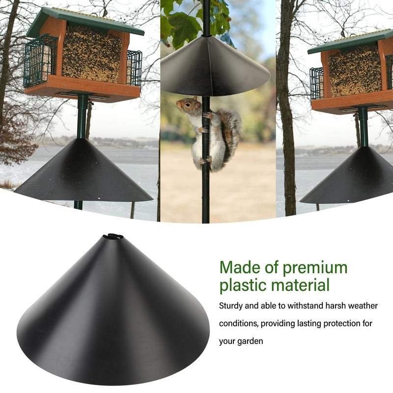Squirrel Baffle for Bird Feeder Pole, Squirrel Proof Bird Feeder,