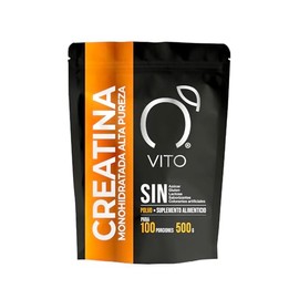 VITO - Creatina Monohidratada Alta Pureza - 500 g - 100 Porciones